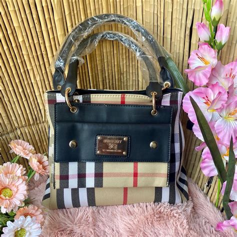 bolsa grande burberry